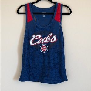 Chicago Cubs Burnout Tank